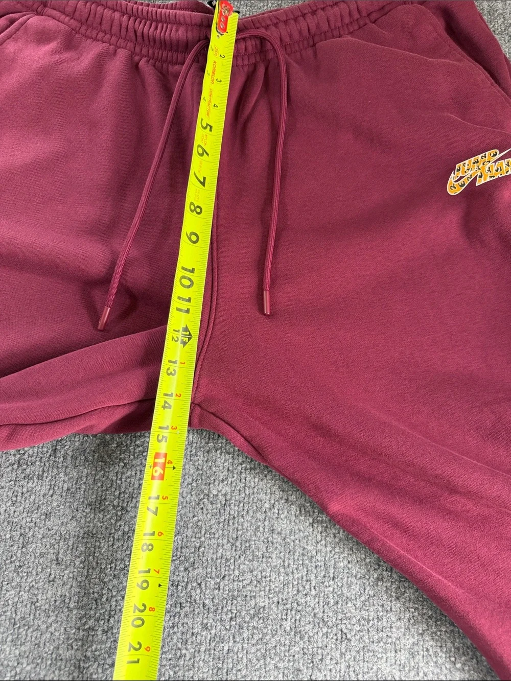 Nike Men’s Flight MVP XXL Air Jordan JumpMan Joggers Cherrywood Maroon Sweatpant